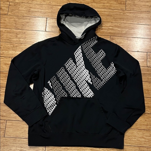 Nike Other - Nike Sporty Gorpcore Black and White Graphic Hoodie Men’s Large